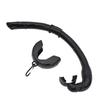 Kolip Freediving Snorkel Silicone Flexible Roll Up Snorkel Set With Compact Storage Case For Outdoor Scuba Diving