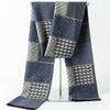 2024 New Autumn Winter Men Scarf Plaid Striped Warm Pashmina Men's Neckerchief Business Scarves Casual Soft Long Shawl Wrap