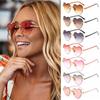 Fashion Rimless Party Women Sun Glasses Heart Sunglasses Shades Love Heart Sunglasses