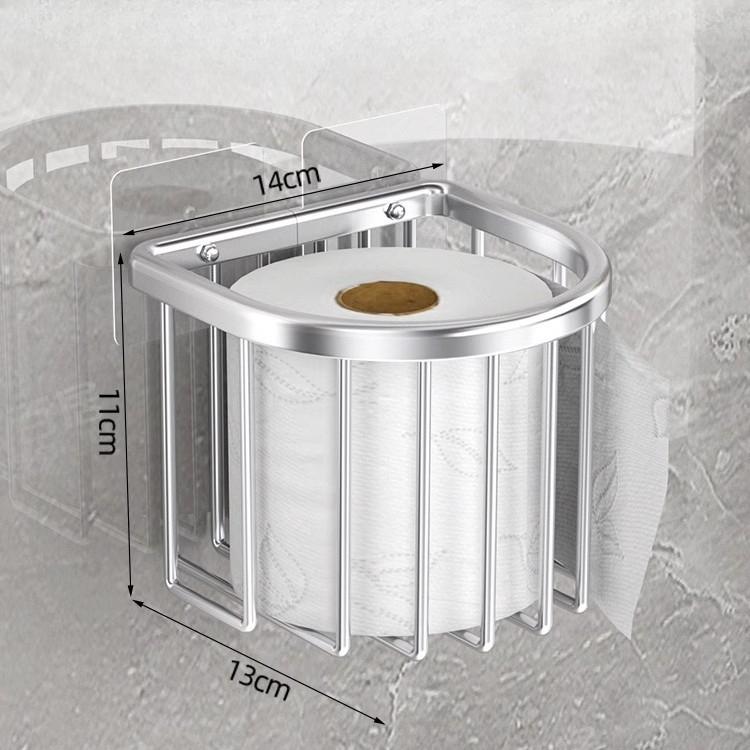 Wall Mounted No-Punch Bathroom Tissue Box