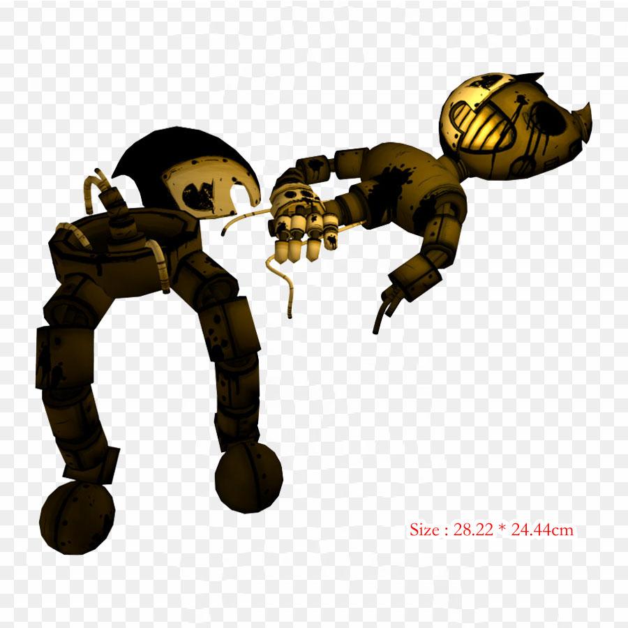 Bendy And The Ink Machine Chapter 3 Butcher Gang Bendy Iron On Heat Transfer Printing Vinyl Patches Sticker for Clothes DIY Appliques Washable Patches