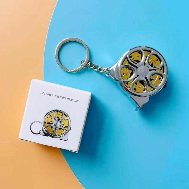 Мини-рулетка из мягкой стали 2 м, портативная, выдвижная, дизайн брелка для DIY, рукоделия, шитья, бытовых принадлежностей