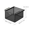 Wire Mesh Storage Basket Organizer Home Decoration Hanging Pullout Drawer for Dining Room Counter Bedroom Under Desk Pantry