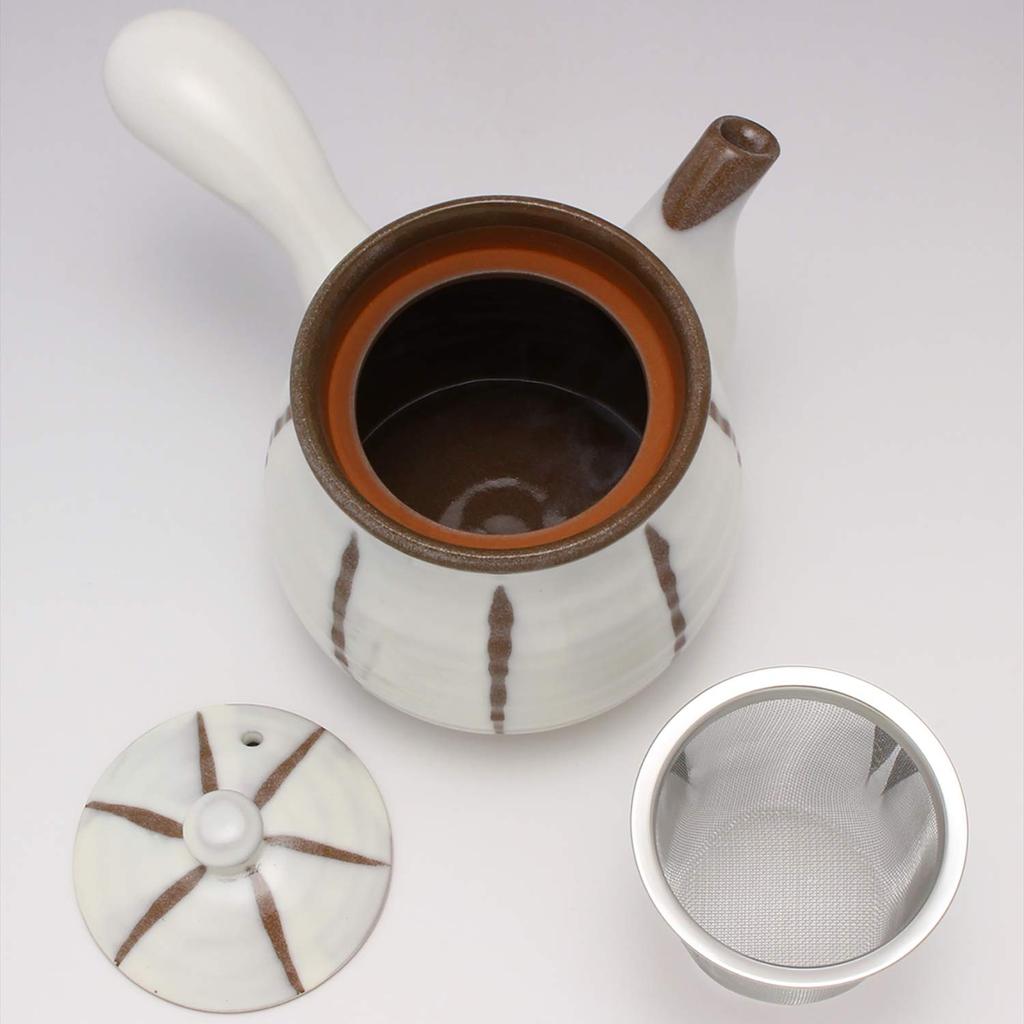 Чайник Мино Konohiki Jukusa Rokubei производства Японии.