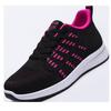 Large size new women's shoes spring and summer fly-woven mesh breathable sports shoes soft sole comfortable mother casual trendy shoes