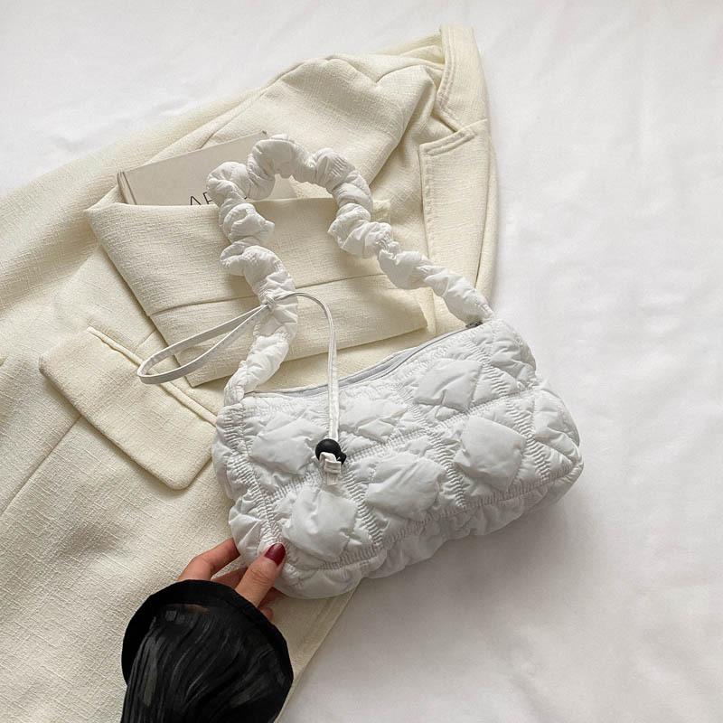 Новая женская сумка нишевая повседневная облачная плиссированная сумка подмышку повседневная сумка-пельмень сумка на одно плечо сумка-мессенджер женская