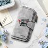 Stylish PU Leather Long Wallet American Muscle Car Printed Card Holder Daily Use Durable Purse