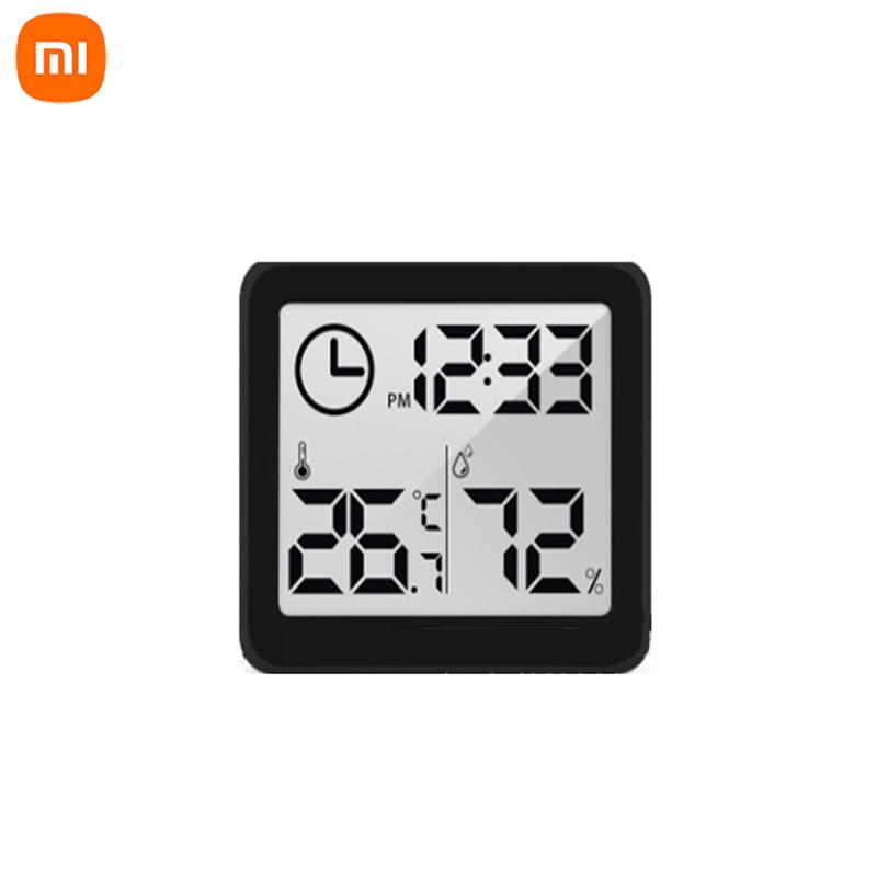 Upgrade Xiaomi Youpin Digital LCD Indoor Convenient Temperature Sensor Humidity Meter Clock Thermometer Hygrometer Gauge