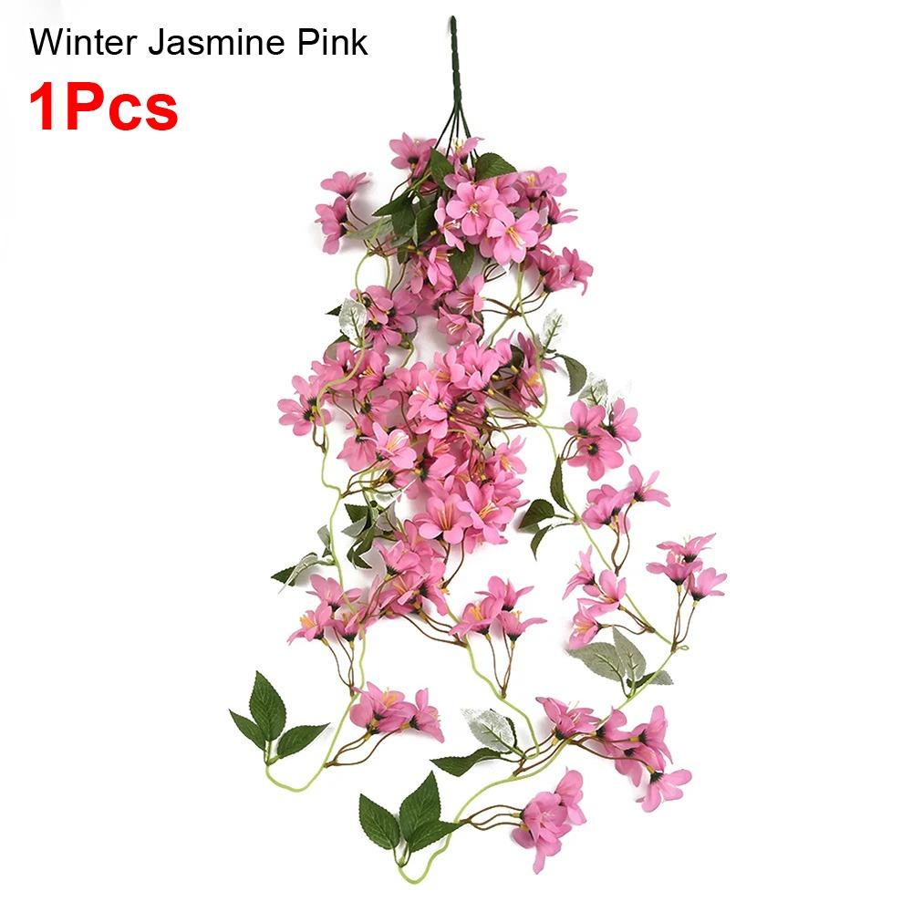 1 шт. Розовый Голубой Белый Фиолетовый Искусственные Лианы Растения 100 см Искусственная Лоза Ротанги Уличная Свадебная Вечеринка