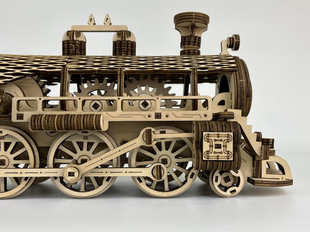 Mechanical 3D Puzzle Steam Train [Parallel Import]