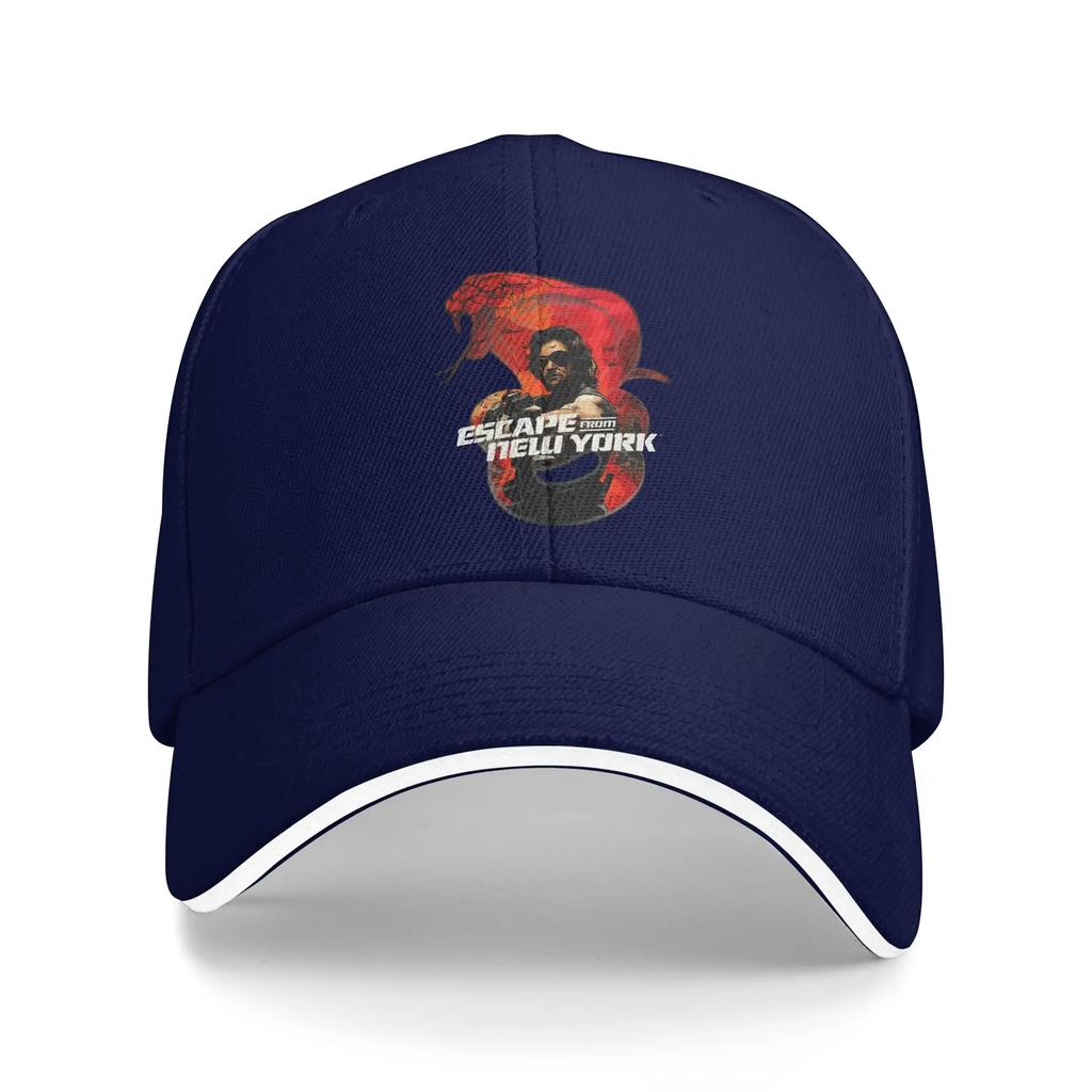 Escape From New York Snake Plissken Caps For Men Women Trendy Baseball Cap Trucker Hat Daily Headewear Adjustable