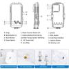 PULUZ 40m/130ft Waterproof Diving Case For iPhone 16 Pro Max Photo Video Taking Underwater Housing Cover 5