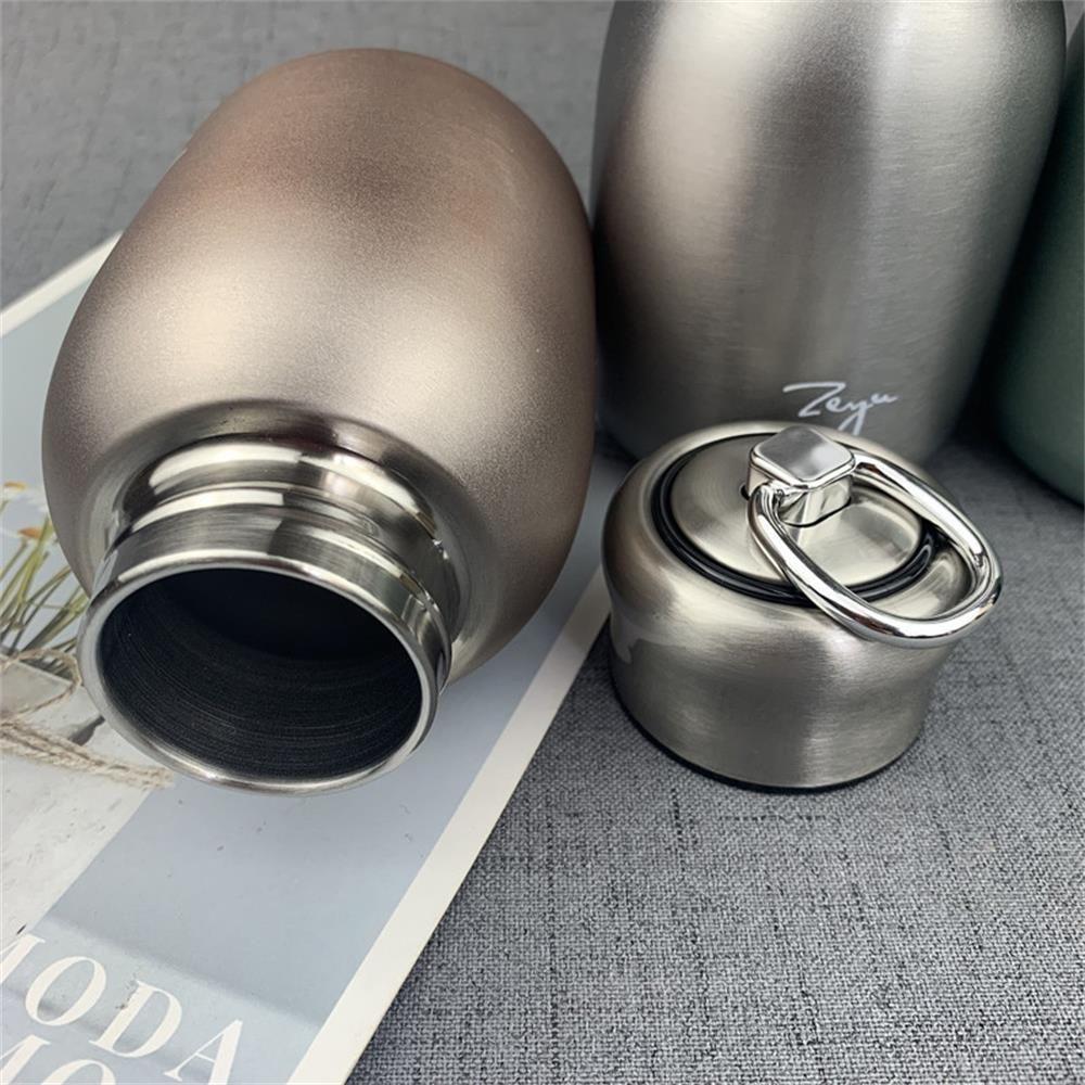 Mini Home Students Double-layer Vacuum Cup 304 Stainless Steel