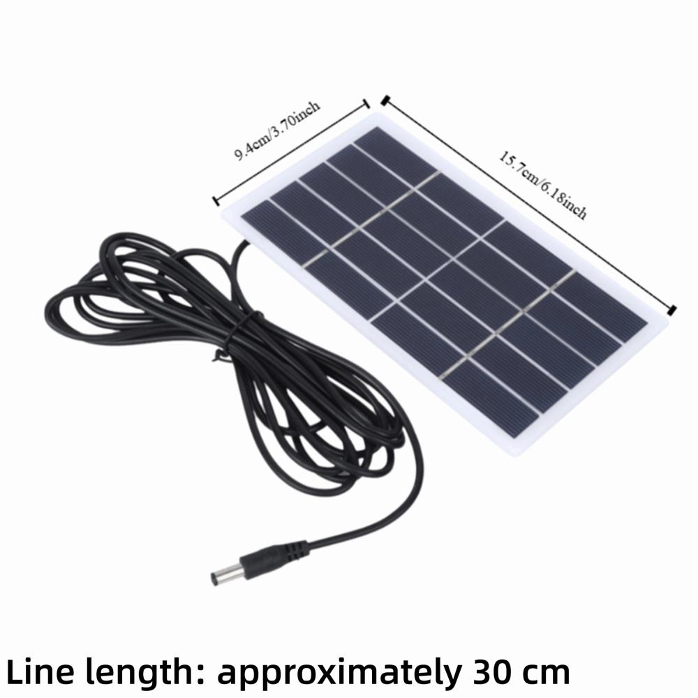 Polycrystalline Silicon Solar Power Panel Portable Solar Panel Kit  Outdoor Garden Lamp