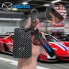 Чехол-брелок из углеродного волокна + силикона для автомобильного ключа 3 Alexa CX-30 CX30 CX5 CX 5 CX-5 CX8 CX9 CX4 2019 2020 Аксессуары