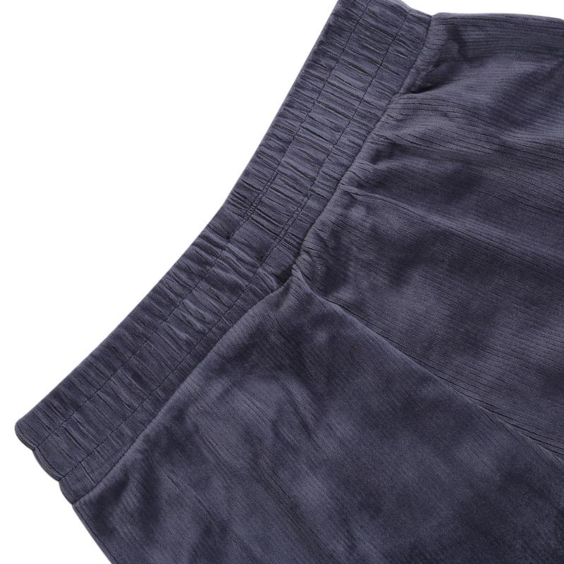 Fashion Women Winter Thicken Plush Corduroy Casual Pants Warm High Waist Lady Trousers SImple All-Match Female Leggings Harem Woman Pants Trousers