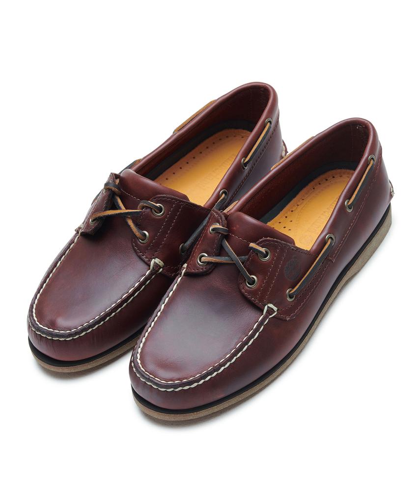 Timberland [Icon] (Men'S) Classic 2-Eye Boat Shoes - Mid Brown Full Grain / 25077-214