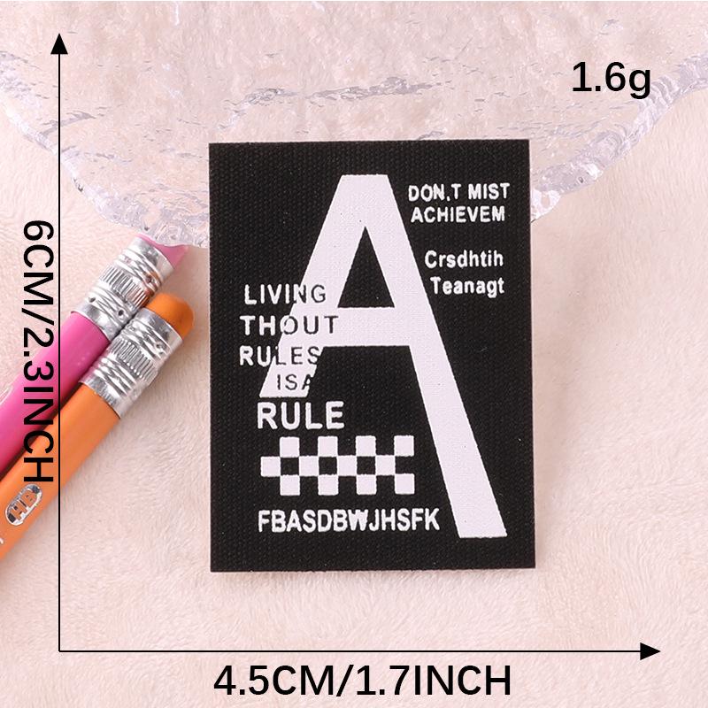 Self-Adhesive Fabric Label Patch for Clothing Repair – DIY Leather & Down Jacket Applique