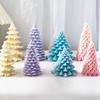 3D Christmas Tree Candle Silicone Mold DIY Christmas Decor Candle Making Handmade Soap Plaster Resin Baking Tools Holiday Gifts