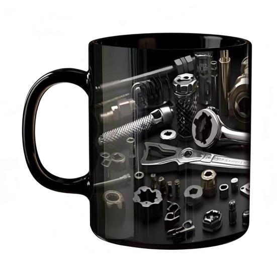 Кружка Механика Керамическая Забавная Кружка-Ящик для Инструментов для Механиков, Энтузиастов Гаража, Оригинальный Подарок для Мужа, Папы