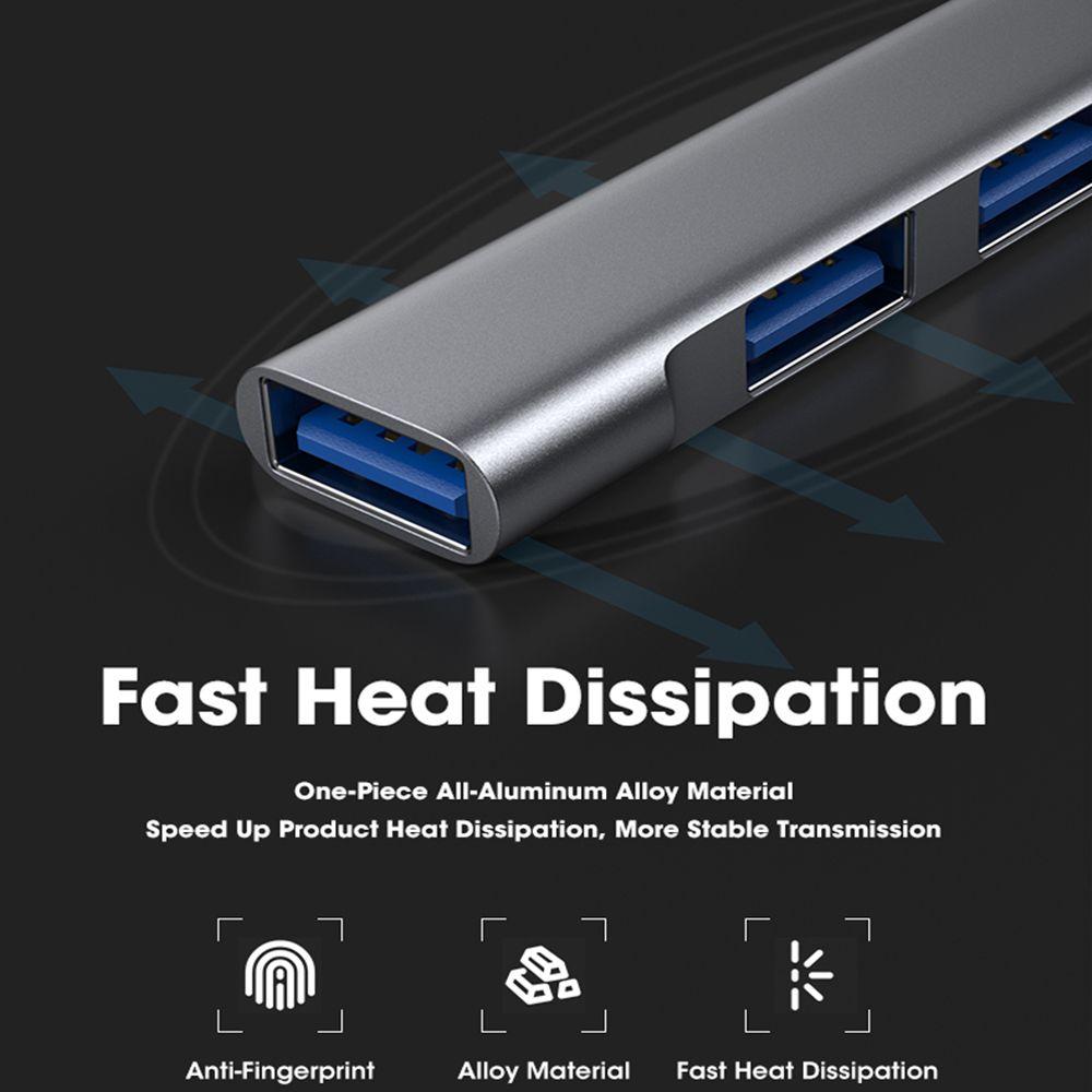 High Speed OTG Adapter Data Transmission Type-C 3.1 Dock Station USB C HUB USB 3.0 Splitter