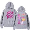 Anime KPop Demon Hunters Saja Boys Hoodies Men Women Trendy Harajuku Sweatshirt Long Sleeves Loose Fleece Casual Street Wear
