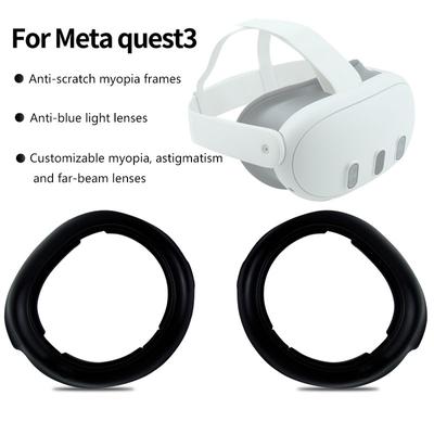 Для линз по рецепту Quest 3 линзы для коррекции близорукости с защитой от синего цвета, быстроразборная магнитная оправа, стекло для аксессуаров Meta Quest 3