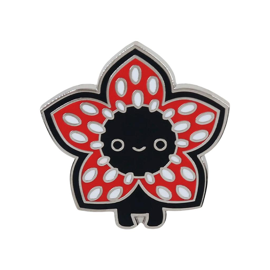 Cute Flower Alloy Plated Lapel Pin - Electroplating Craftsmanship Badge For Clothing, Backpack & Accessory Decoration