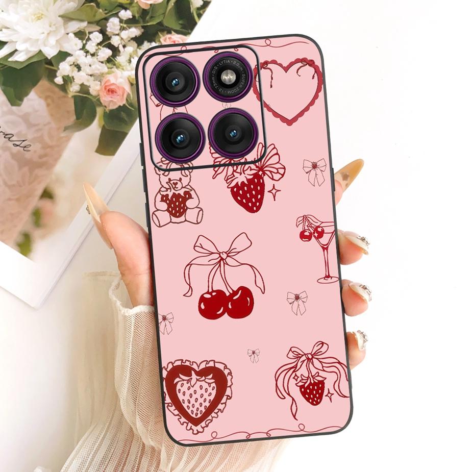 For Motorola Edge 60 Pro Case Stylish Painted Cover Soft TPU Phone Case For Motorola Edge 60 Fusion Edge60 Pro 60S Fundas Bumper