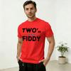 Funny Two Fiddy TShirt for Unisex Crewneck Pure Cotton T Shirts Short Sleeve Tee Shirt Gift Idea Clothes