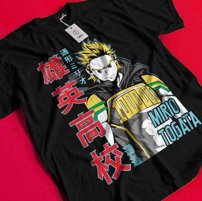 Футболка My Hero Academia Mirio Togata MHA Футболка Deku Dabi Manga Boku No Hero Футболка BB578
