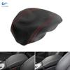 For Hyundai Tucson Car Interior Center Control Armrest Box Cover Microfiber Leather Inner Accessories