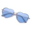 Prom UV Protection Heart Glasses Sun Glasses Heart-Shaped Sunglasses Pink Hippie Sunglasses Rimless