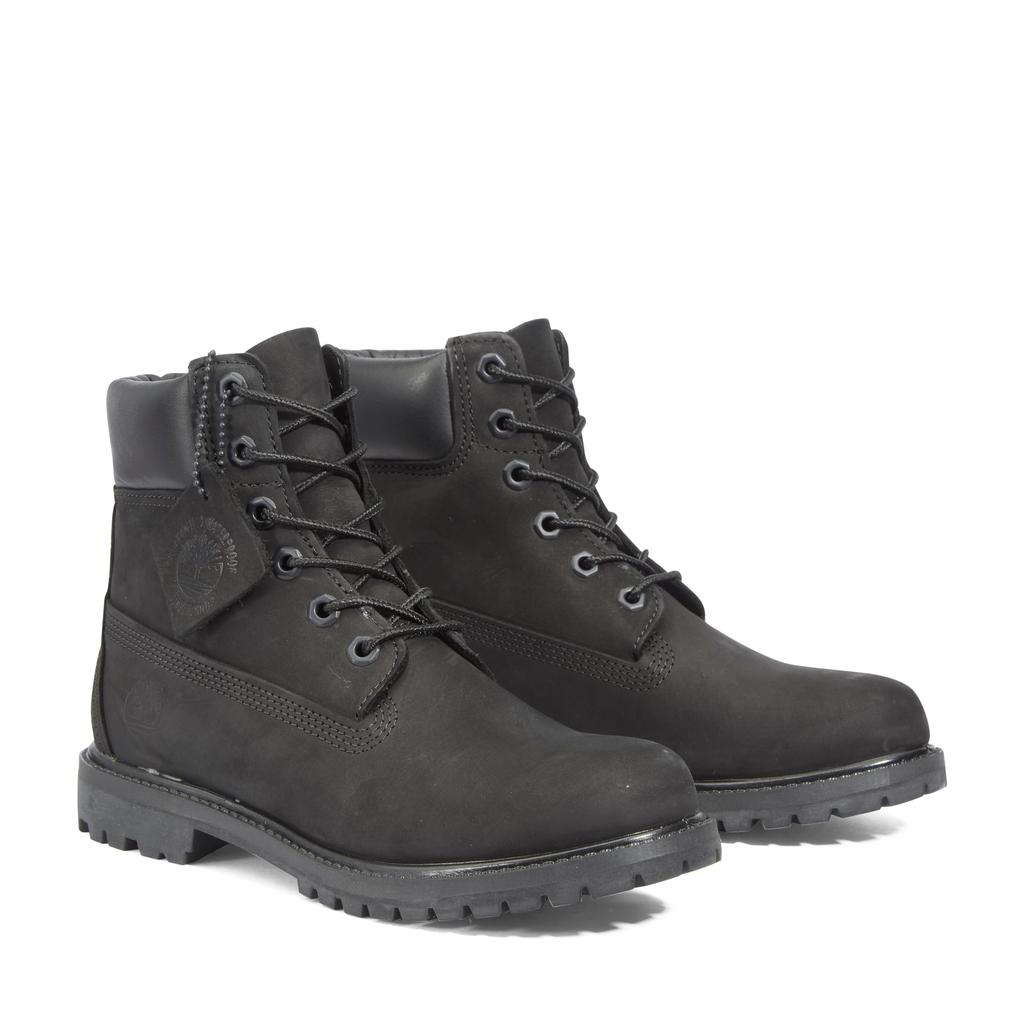 Timberland Classic Premium Waterproof Boots for Women TB18658A0011 Black 6-inch 8.0 / 25.0cm