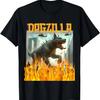 Футболка Dogzilla, Винтажные собаки Dogzilla, Смешная футболка для собаки