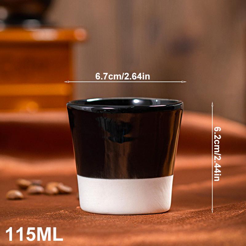 1 шт. чашка для чая, ручная керамическая кружка для эспрессо, кружка для послеобеденного чая, японская кофейная кружка ручной работы 115 мл/170 мл/270 мл