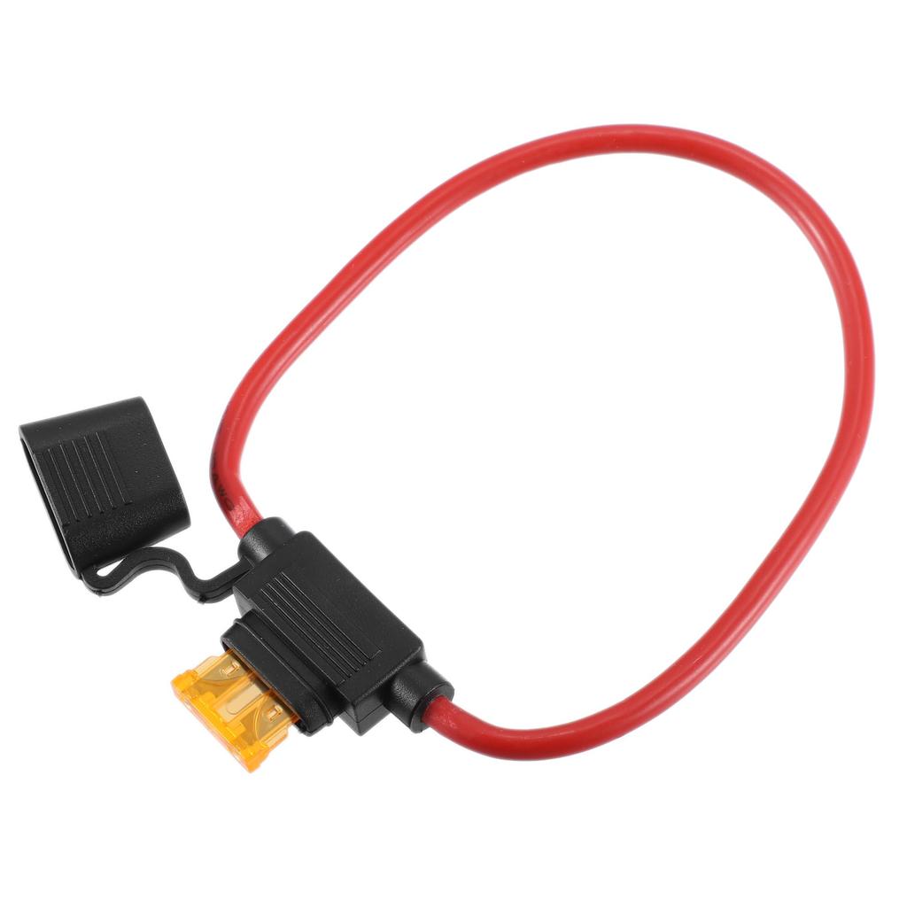 uxcell 2pcs DC 32V 10AWG Gauge Inline Fuse Holder Convoy ATC Style with 4pcs 5A Fuses
