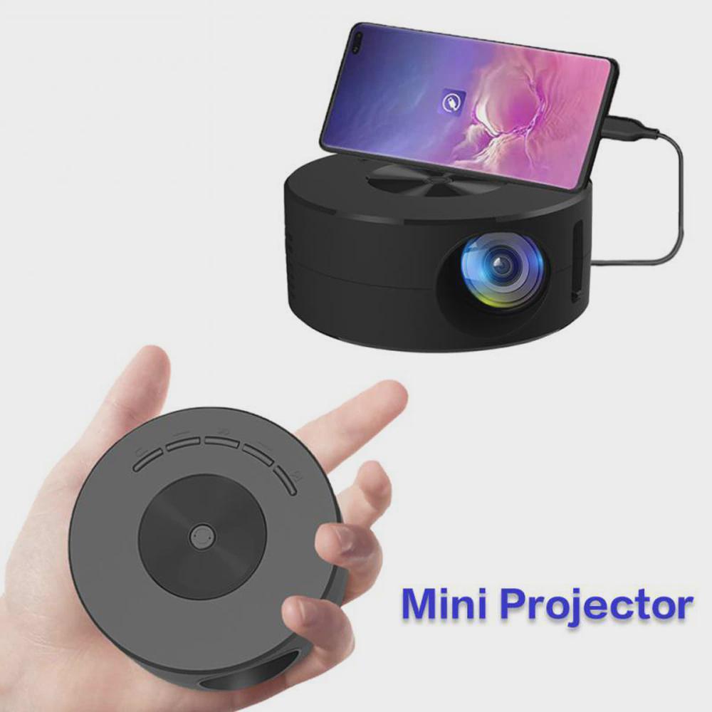 1080P Mini LED Mobile Projector Home Theater Video Media Player Outdoor Cinema Wired Same Screen Projector For Iphone Android