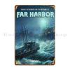 Far Harbor Metal Sign Poster Personalized Home Retro Design Personalized Tin Sign Poster