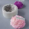 Creative Simple Large Peony Silicone Candle Mold Handmade Aromatherapy Gypsum Soap Resin Epoxy Ice Quick Baking Mould Supplies