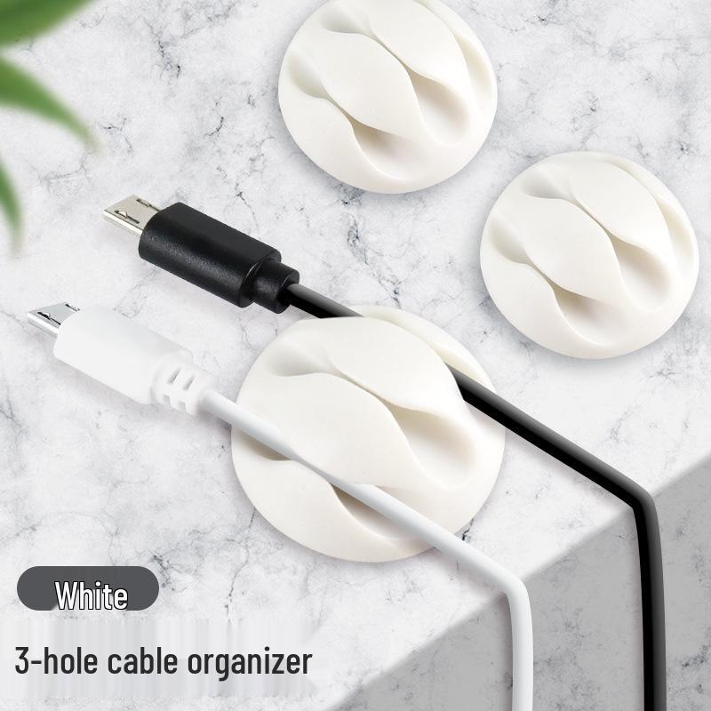 Desktop Cable Organizer and Earphone Storage Clip