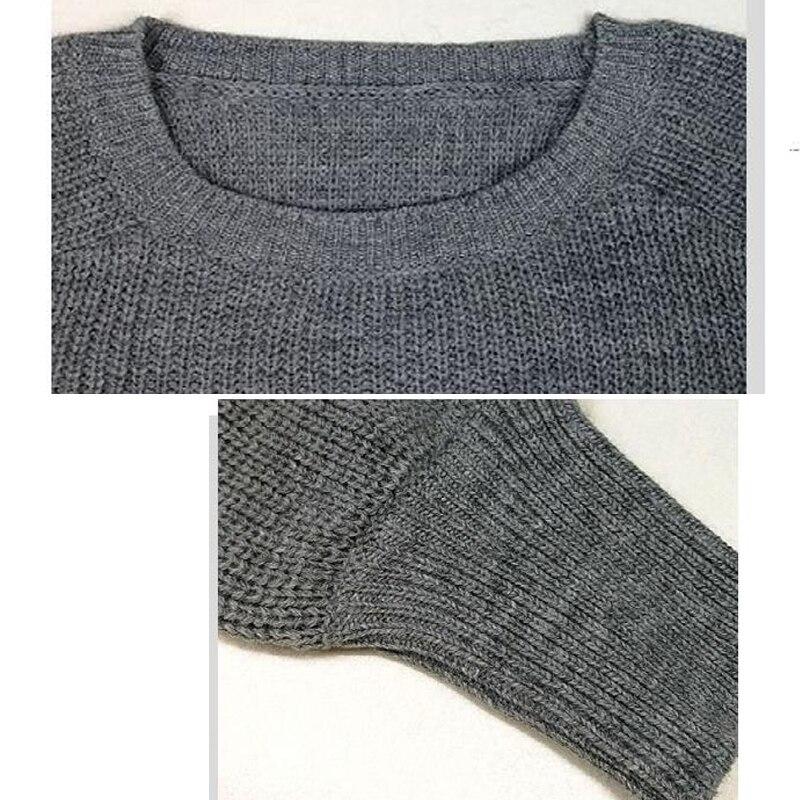 Autumn Pullover Knitted Crop Sweater Women 2023 Long Sleeve Jumper Casual Sexy Pull O Neck Solid Winter Knitwear Short Top 28472