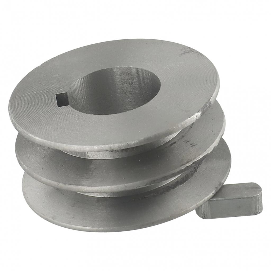 Чугунный шкив клинового ремня Диа 50мм-100 Двухручьевой шкив Аксессуар для электроинструмента