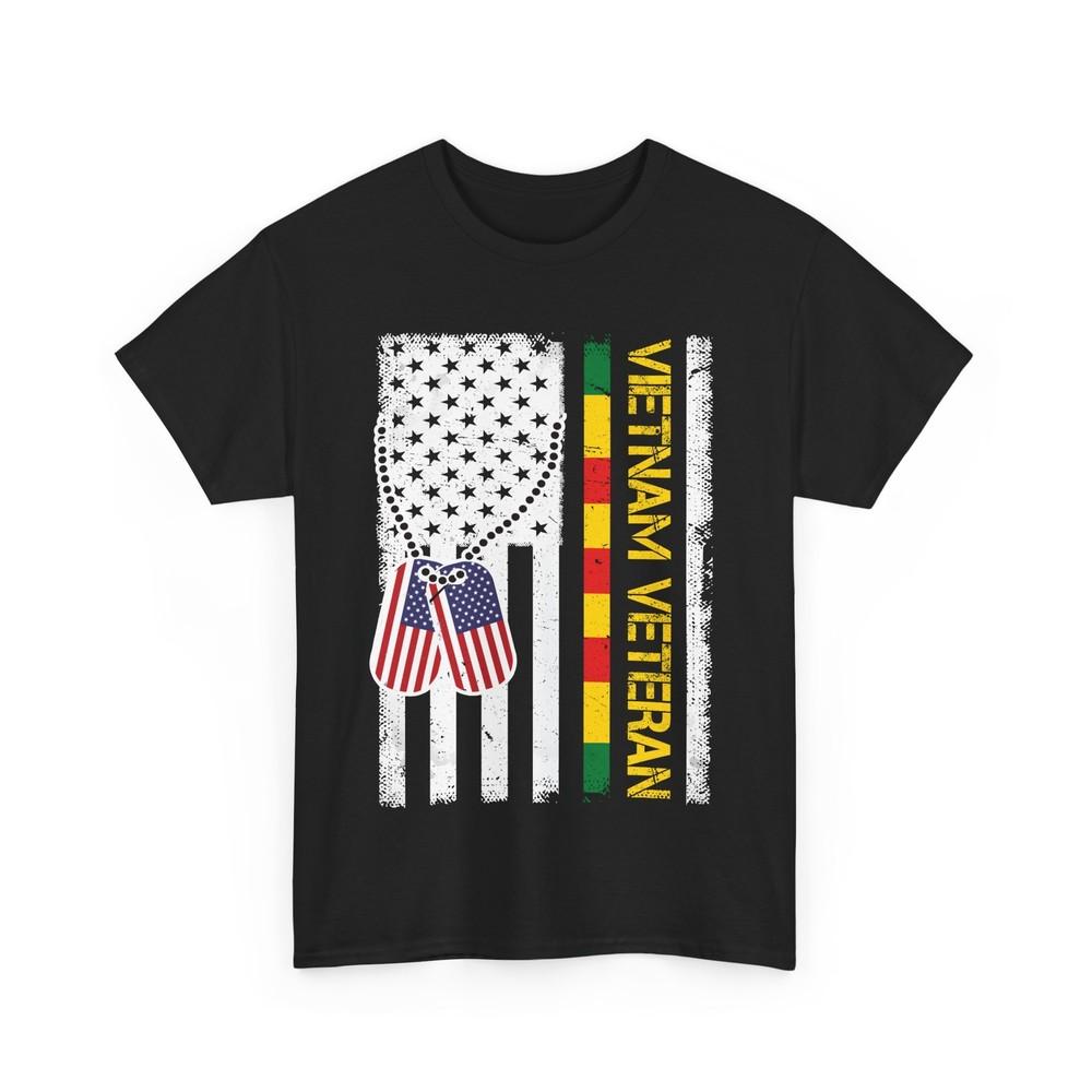 Vietnam Veteran Shirt, Veterans Day American Flag Dad Grandpa Men Shirt