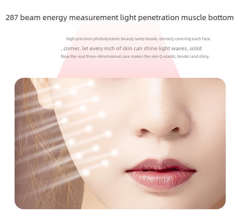 Маска для фотоомоложения кожи: Светотерапия красным/синим светом для салонов красоты