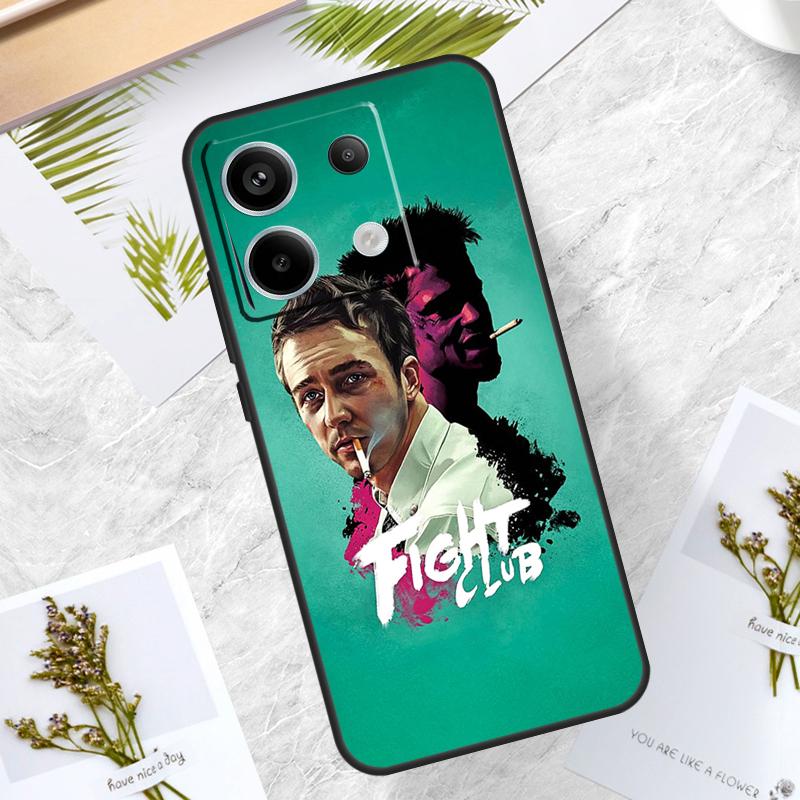 Чехол Fight Club для Xiaomi Redmi Note 13 Pro 14 12 11 10 15 Pro Plus Redmi 15C 10C 12C 13C 14C 15