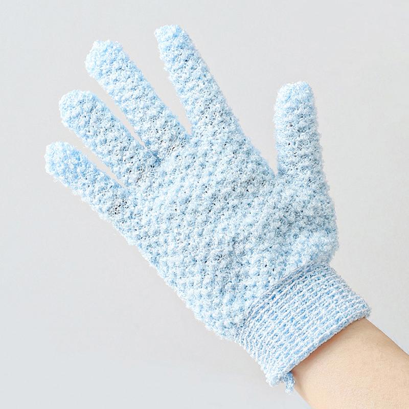 1 пара перчаток для купания, отшелушивающие перчатки для ванны, перчатки-губки для чистки