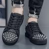 Spring 2025 New Street Personality Board Shoes Men's Shoes Trend Rivet Casual Shoes Fashion Spirit Guys Shoes