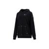 Embroidered Logo Hoodie Pullover Women Tops Black DM6202-010