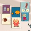 1pc Hot Modern Simplicity Cartoon Funny Food Fancy Poster HD Posters Home Room Bar Cafe Decor Art Wall Painting Picture